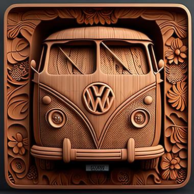 3D model Volkswagen Transporter (STL)